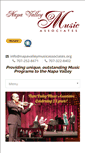 Mobile Screenshot of napavalleymusicassociates.org